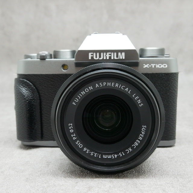 中古品　富士フィルムX-T100 XC15-45mm F3.5-5.6 OIS PZ レンズキット