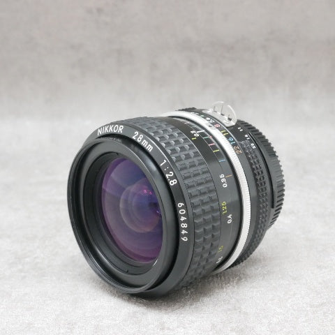 中古品 Nikon Ai NIKKOR 28mm F2.8 – サトカメオンラインショップ