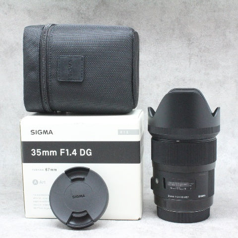 中古品 SIGMA 35mm F1.4 DG HSM Art 〔キヤノン用〕 – サトカメ