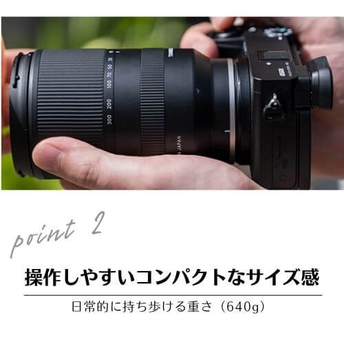 18-300mm F3.5-6.3 Di III-A VC VXD ソニーEマウント用(Model B061)
