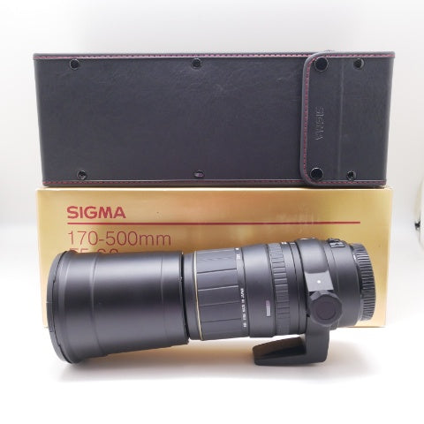 中古品 SIGMA 170-500mm F5-6.3 APO キヤノン用【訳アリ】 – サトカメ