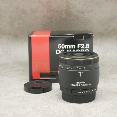 中古品 SIGMA 50mm F2.8 EX DG MACRO ペンタックス用 – サトカメ