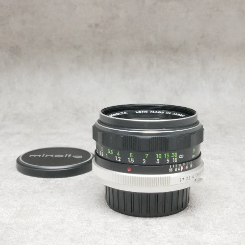 中古品 MINOLTA MC ROKKOR PF 55mm F1.7 – サトカメオンライン