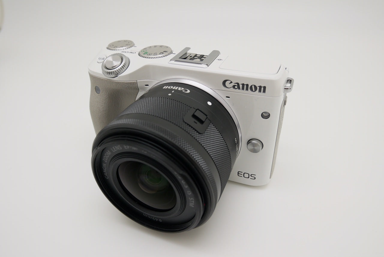 中古品 Canon EOS M３ボディ 15-45 oSTM – サトカメオンラインショップ