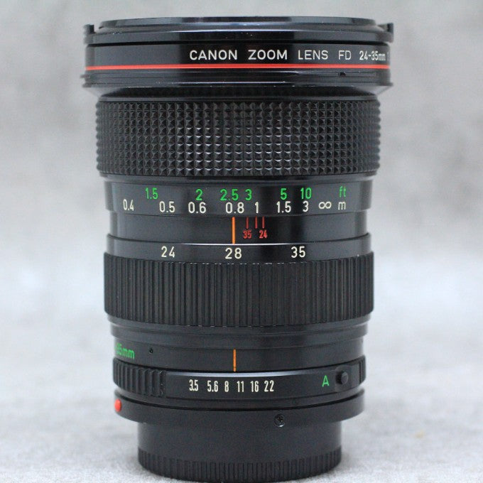 中古品 Canon NEW FD 24-35mm F3.5 L