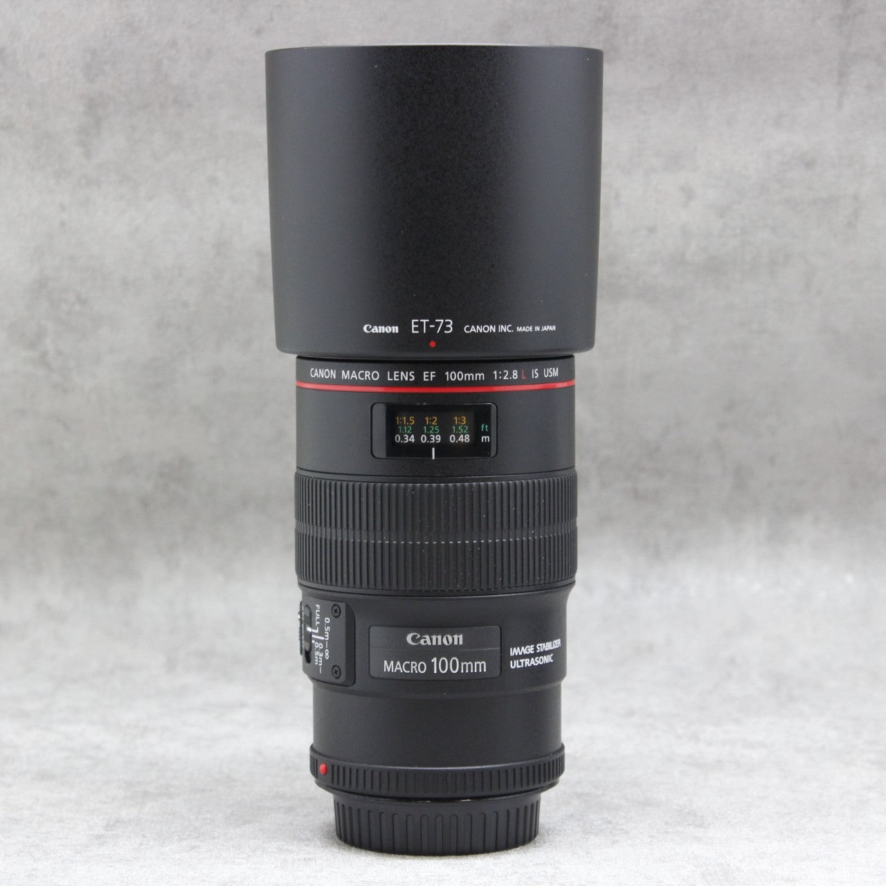 中古品 Canon EF 100mm F2.8L マクロ IS USM + EF-EOSR(C-PL付)【10月 