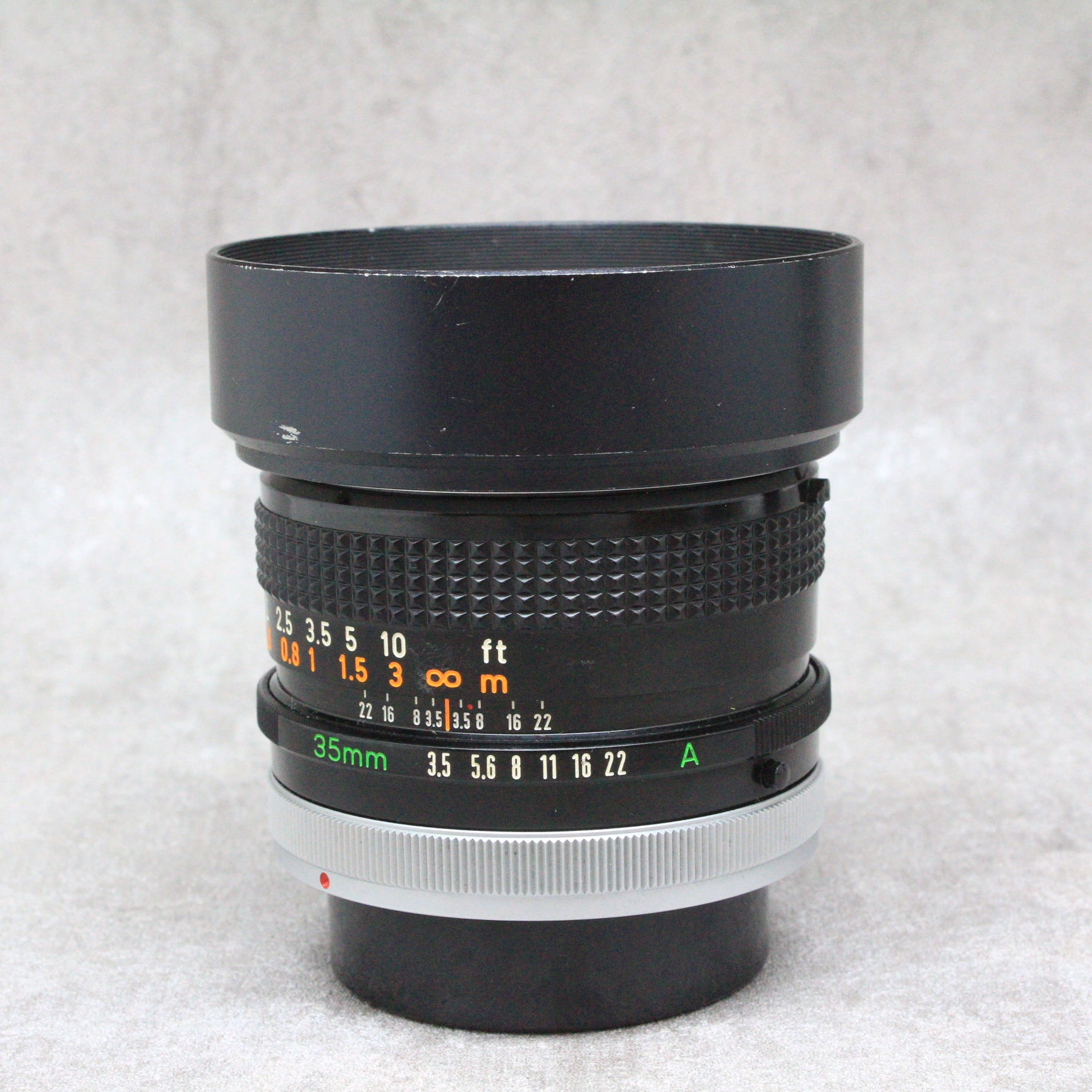 中古品 Canon FD 35mm F3.5 S.C　ハヤト商会