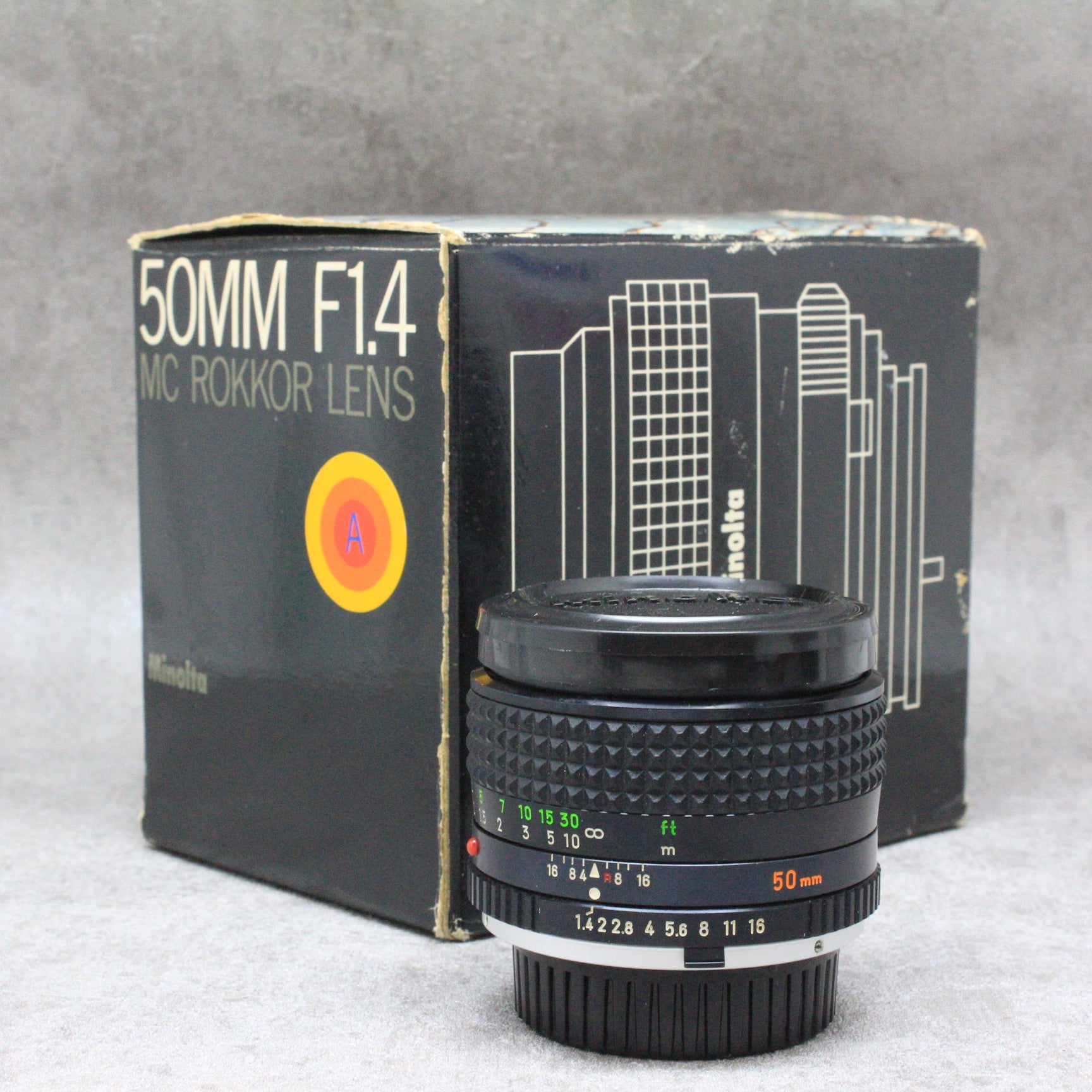 中古品 MINOLTA MC ROKKOR-PG 50mm F1.4