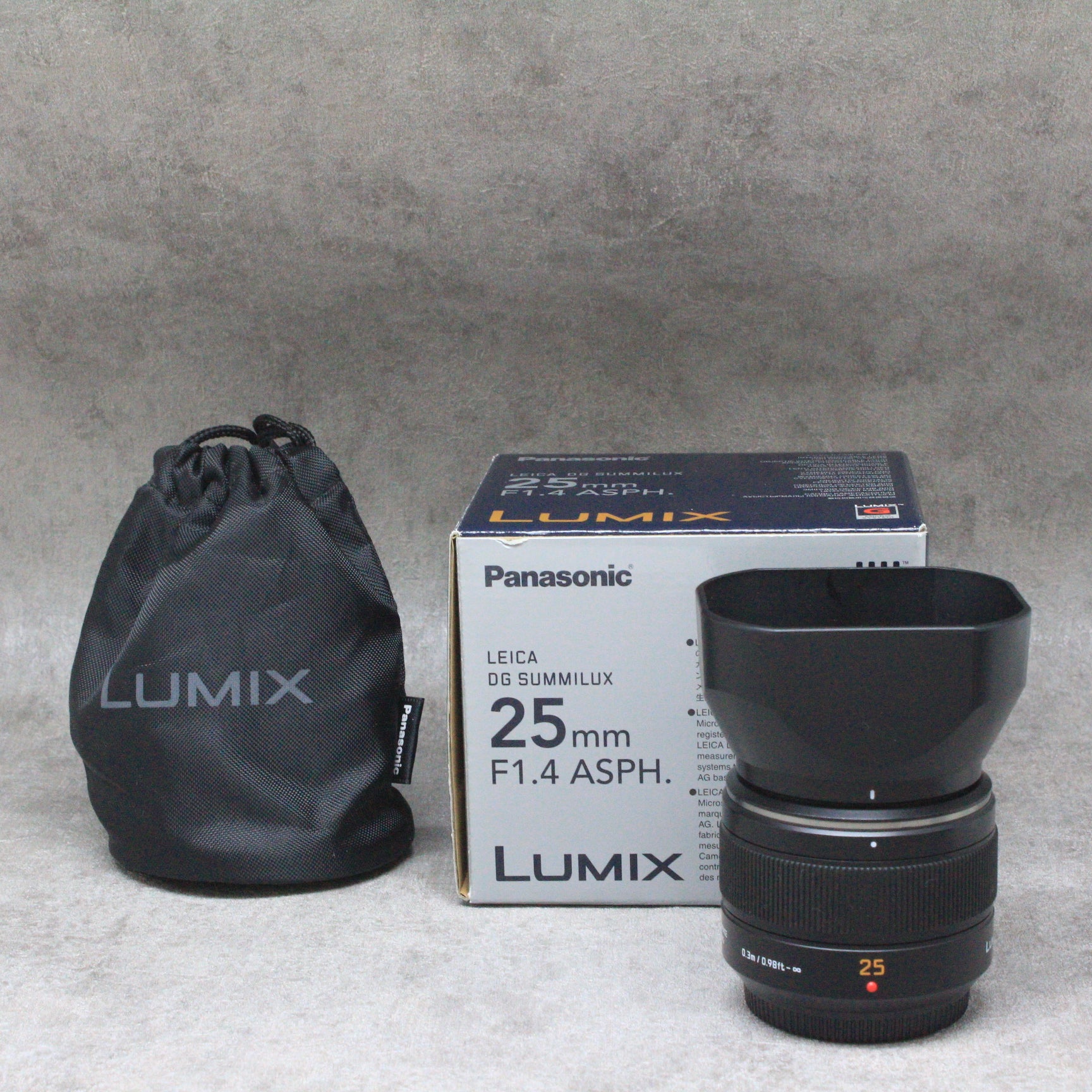 LEICA DG SUMMILUX H-X025 25mm/F1.4 箱付き焦点距離25mm