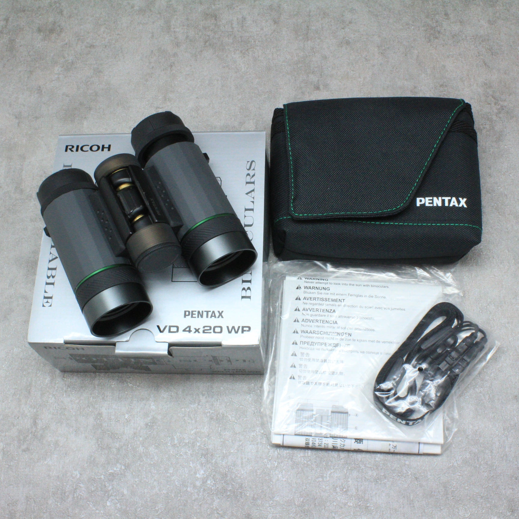 中古品 PENTAX 双眼鏡 VD4X20WP さんぴん商会