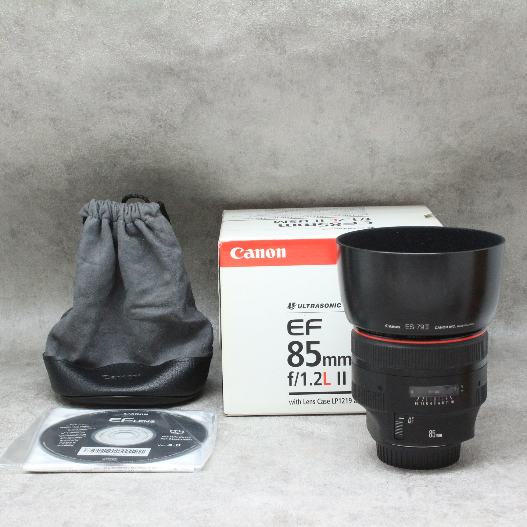 ■美品■Canon EF 85mm f/1.2L Ⅱ USM、付属品