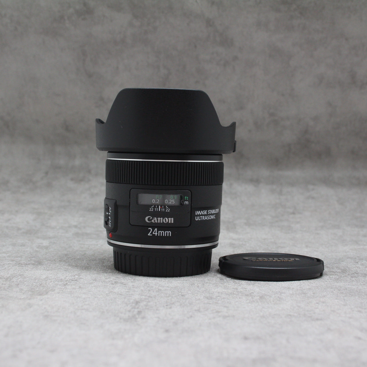 中古品 Canon EF24mm F2.8 IS USM ☆2月18日(土)のYouTube生配信でご