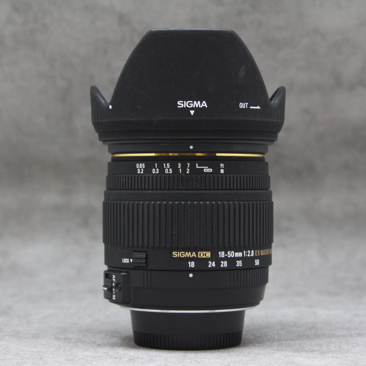 中古品 SIGMA 18-50mm F2.8 EX DC MACRO HSM(ニコンマウント) 【2月28