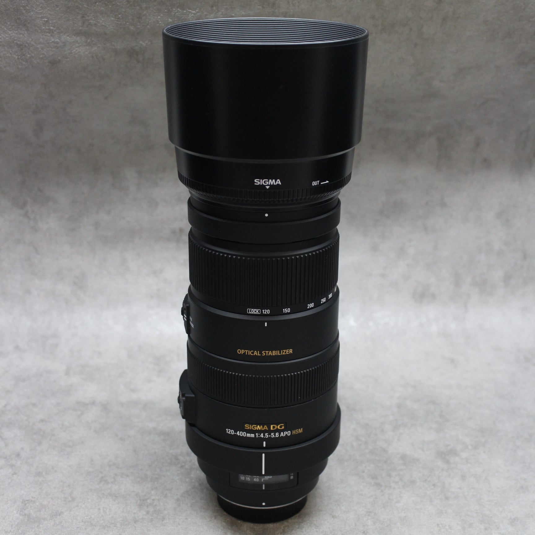 中古品 SIGMA 120-400mm F4.5-5.6 APO DG OS Kマウント【訳アリ品