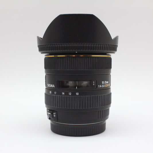 中古 SIGMA 10-20mm DC F4-5.6 HSM キヤノンEF用
