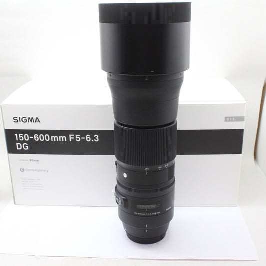 中古 SIGMA 150-600mm F5-6.3 DG OS HSM (キヤノン用) 【6月14日(土)Youtube生配信でご紹介】