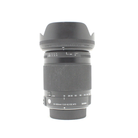 中古 SIGMA 18-300mm F3.5-6.3 DC MACRO OS HSM (ニコン用）