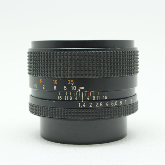中古 CONTAX Carl Zeiss Planar 50mm F1.4 AEJ　【7月19日(土)Youtube生配信でご紹介】　