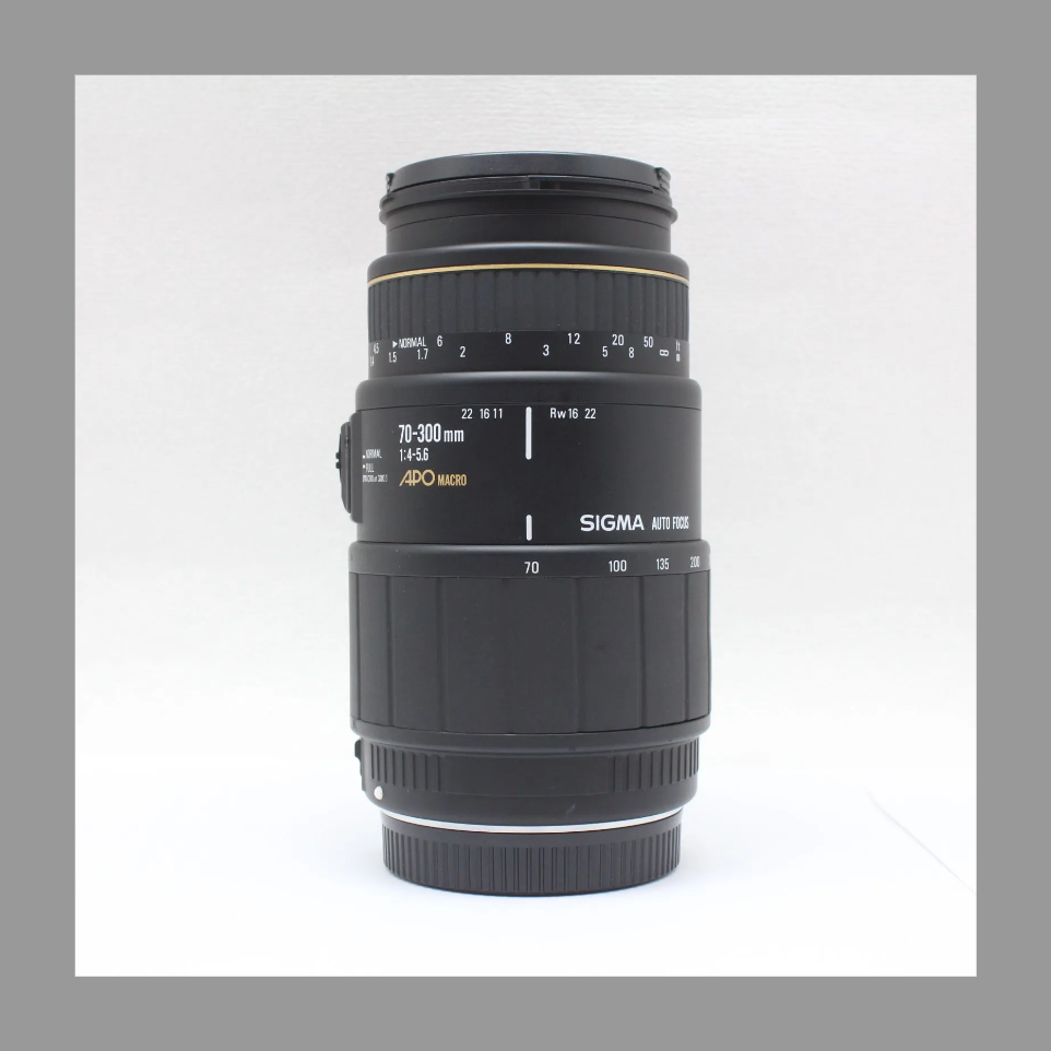 中古 SIGMA APO 70-300mm F4-5.6 (キヤノン用)