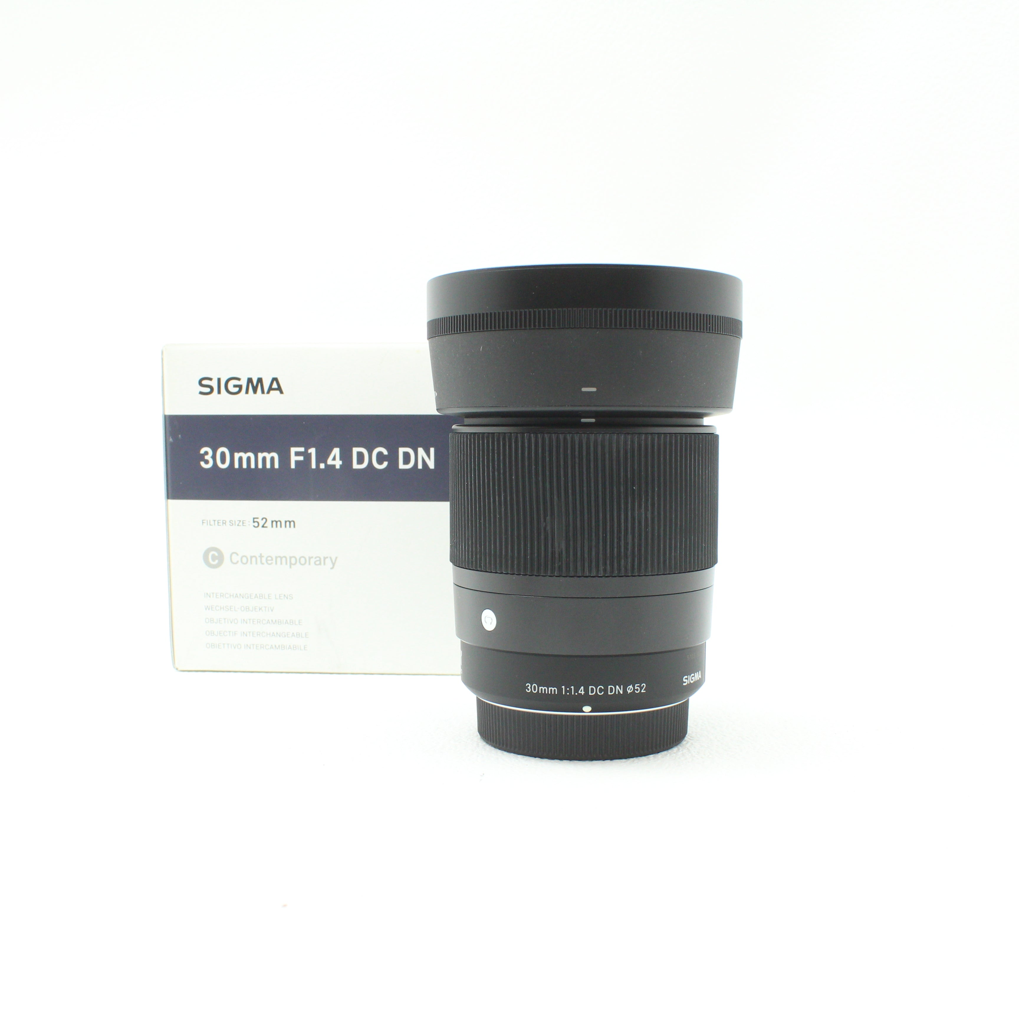 SIGMA DC HSM 30mm f1.4マイクロフォーサーズアダプターセット SIGMA(シグマ)30mmF1.4 DC DN(マイクロフォーサーズ用) 中古