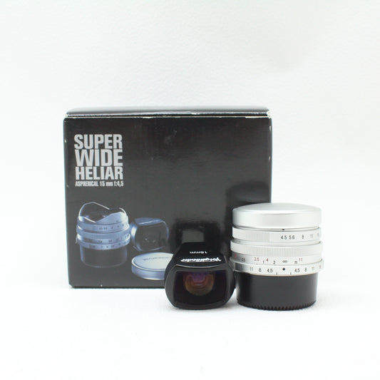 中古 Voightlander SUPER WIDE-HELIAR 15mm F4.5 L39マウント【8月2日(土)Youtube生配信でご紹介】