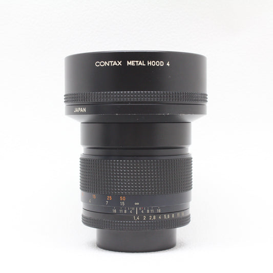 中古 CONTAX Carl Zeiss Planar 85mm F1.4 AEG【8月2日(土)Youtube生配信でご紹介】