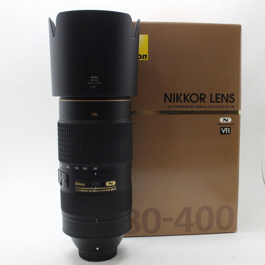 中古 Nikon AF-S NIKKOR 80-400mm f/4.5-5.6G ED VR【8月2日(土)Youtube生配信でご紹介】