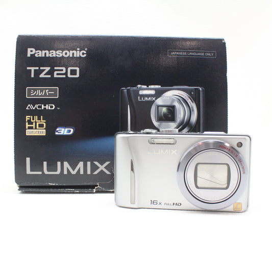 中古 Panasonic LUMIX DMC-TZ20 シルバー（箱付き）
