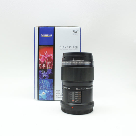中古 OLYMPUS M.ZUIKO 60mm F2.8 MACRO ED【8月16日(土)Youtube生配信でご紹介】