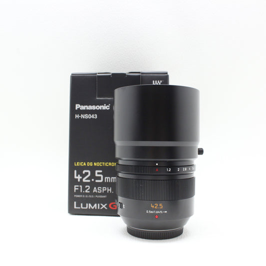 中古 Panasonic LEICA DG NOCTICRON 42.5mm F1.2　【8月9日(土)Youtube生配信でご紹介】
