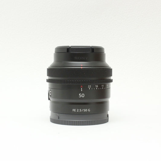 中古 SONY FE50mm F2.5 G 【8月23日(土)Youtube生配信でご紹介】