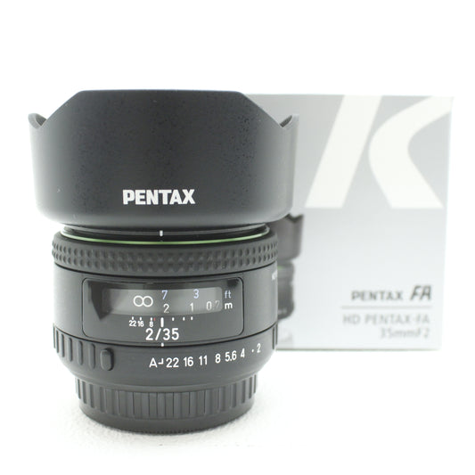 中古 HD PENTAX-FA 35mm F2　【9月27日(土)YouTube生配信でご紹介】