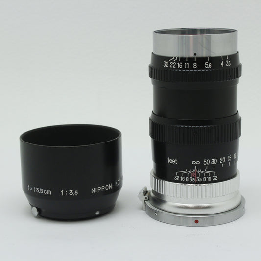 中古 Nikon NIKKOR Q C 13.5cm F3.5（Sマウント）　【10月4日(土) YouTube生配信でご紹介】