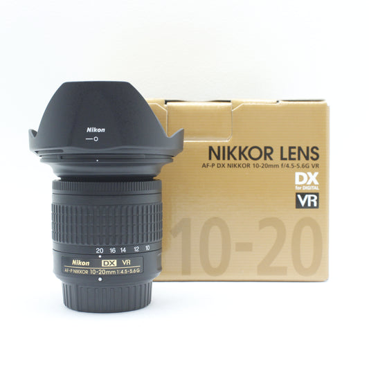 中古 Nikon AF-P DX 10-20mm F4.5-5.6 G VR 【10月11月(土) YouTube生配信でご紹介】