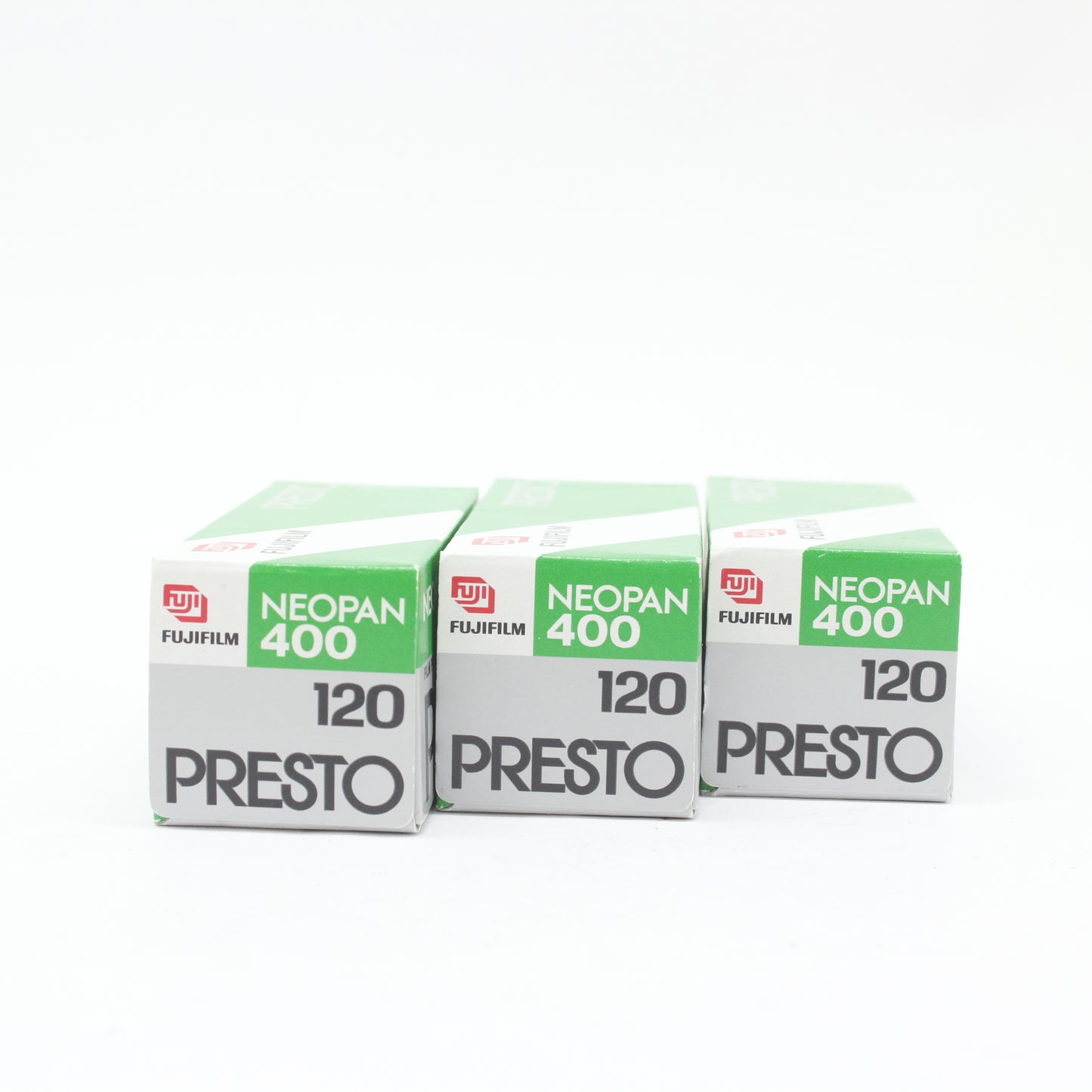 中古 FUJIFILM NEOPAN 400 120 PRESTO 3本セット