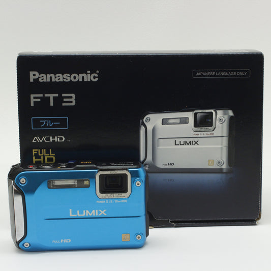 中古 Panasonic DMC-FT3 ブルー