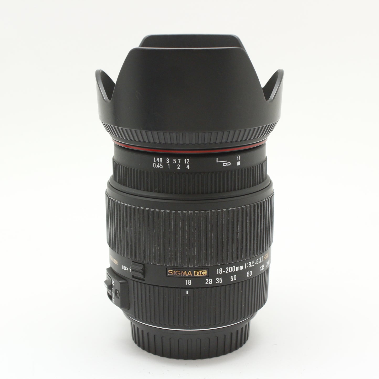 中古 SIGMA 18-200mm F3.5-6.3 Ⅱ DC OS HSM(Canon用)