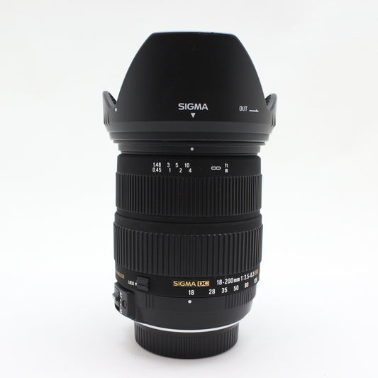 中古 SIGMA 18-200mm F3.5-6.3 DC HSM