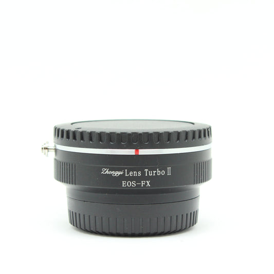 中古 中一光学 Lens Turbo Ⅱ EOS-FX