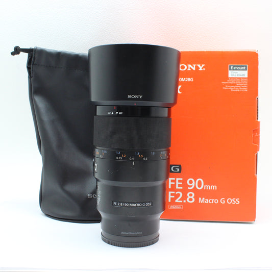 中古 SONY FE 90mm F2.8 G.OSS 【10月28日(火) YouTube生配信でご紹介】