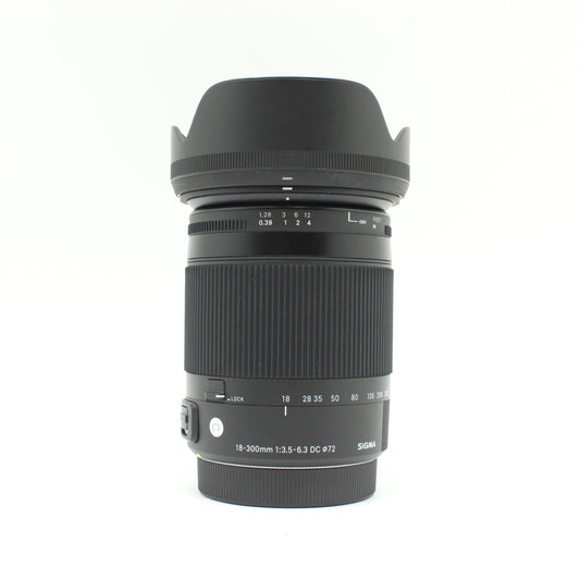 中古 SIGMA 18-300mm F3.5-6.3 DC (Canon用)