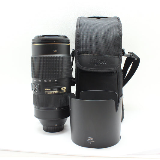 中古 Nikon AF-S NIKKOR 80-400mm F4.5-5.6 G ED VR　【11月1日(土) YouTube生配信でご紹介】