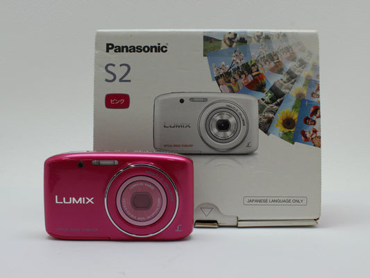 中古 Panasonic LUMIX DMC-S2 ピンク