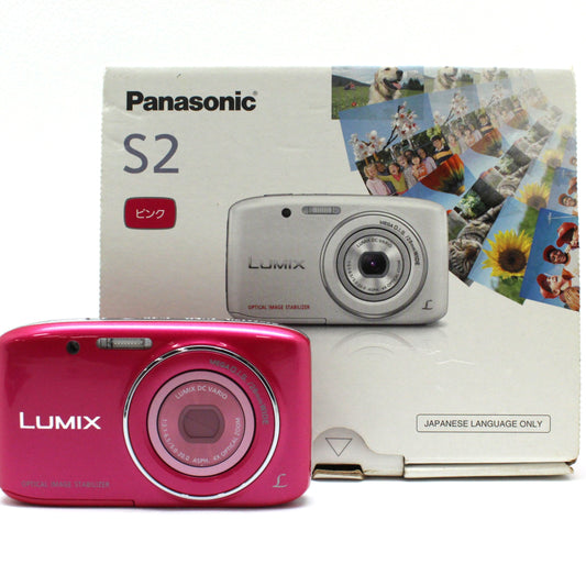中古 Panasonic LUMIX DMC-S2 ピンク