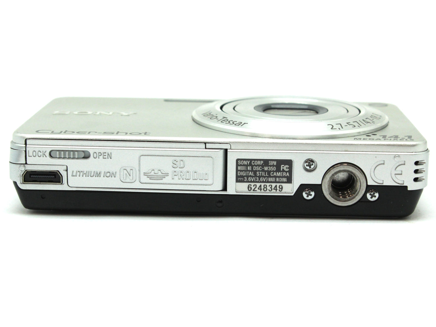 中古 SONY Cybershot DSC-W350