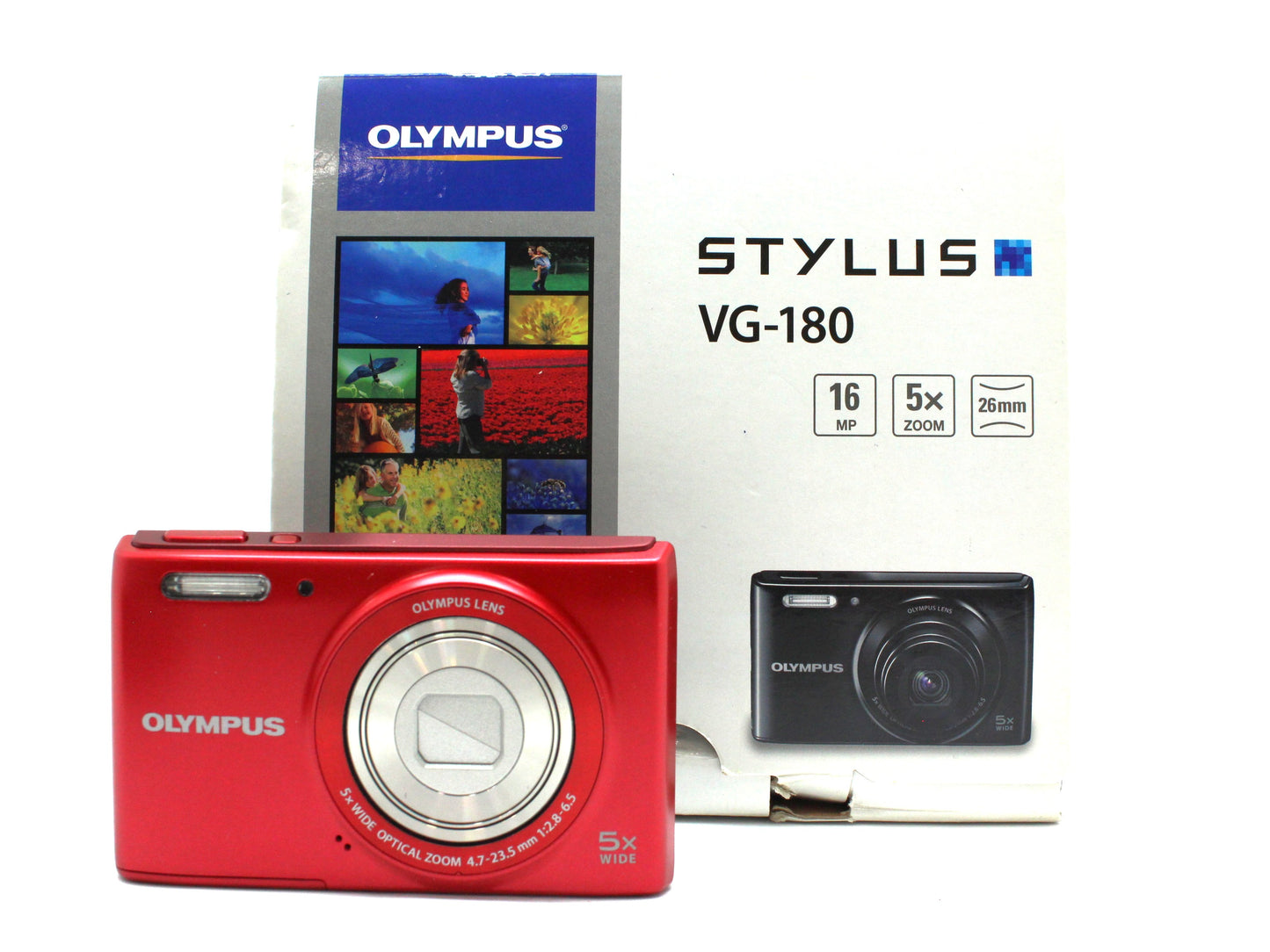 中古 OLYMPUS STYLUS VG-180