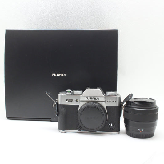 中古 FUJIFILM X-T30 XC 15-45mm レンズキット　【11月15日(土) YouTube生配信でご紹介】