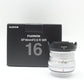 中古 FUJIFILM XF16mm F2.8 R WR SV　【11月15日(土) YouTube生配信でご紹介】