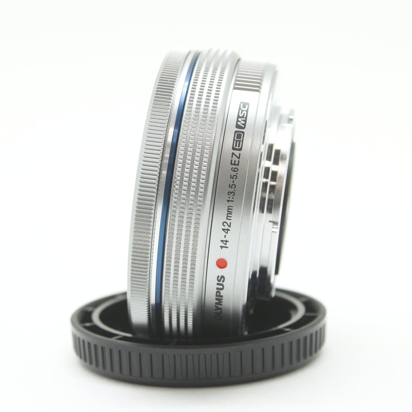 中古 OLYMPUS M.ZUIKO 14-42mm F3.5-5.6 EZ シルバー