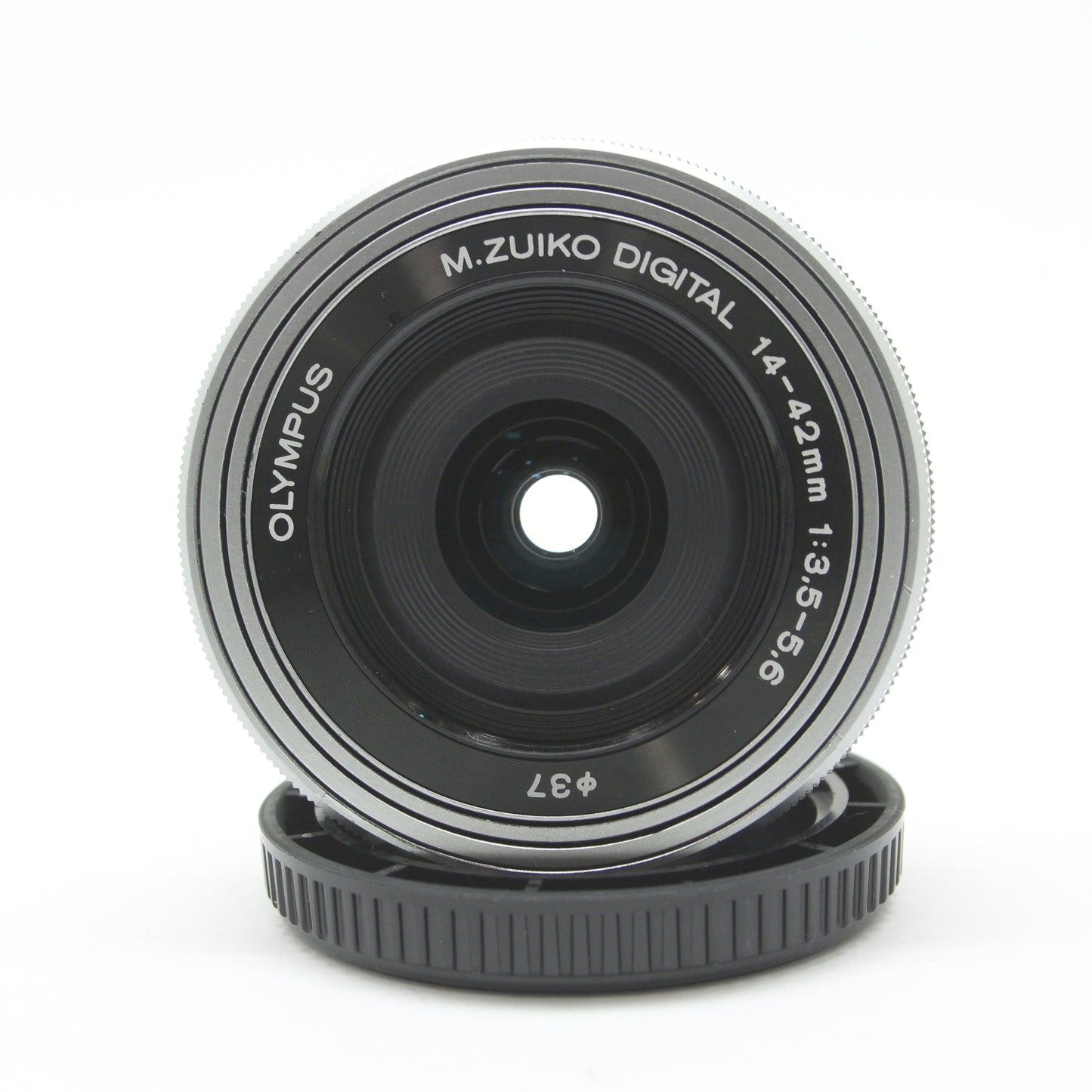 中古 OLYMPUS M.ZUIKO 14-42mm F3.5-5.6 EZ シルバー